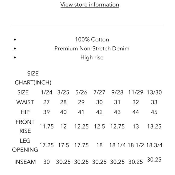 Insane Gene Weekend Crossover Jeans Wide Leg Size 27 - Picture 7 of 7